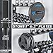 Synergee 2-Tier Dumbbell Storage Rack with 3rd Tier for Kettlebell Storage, 2 Barbell Holders, and 4 Weight Plate Pegs – Accommodates 1