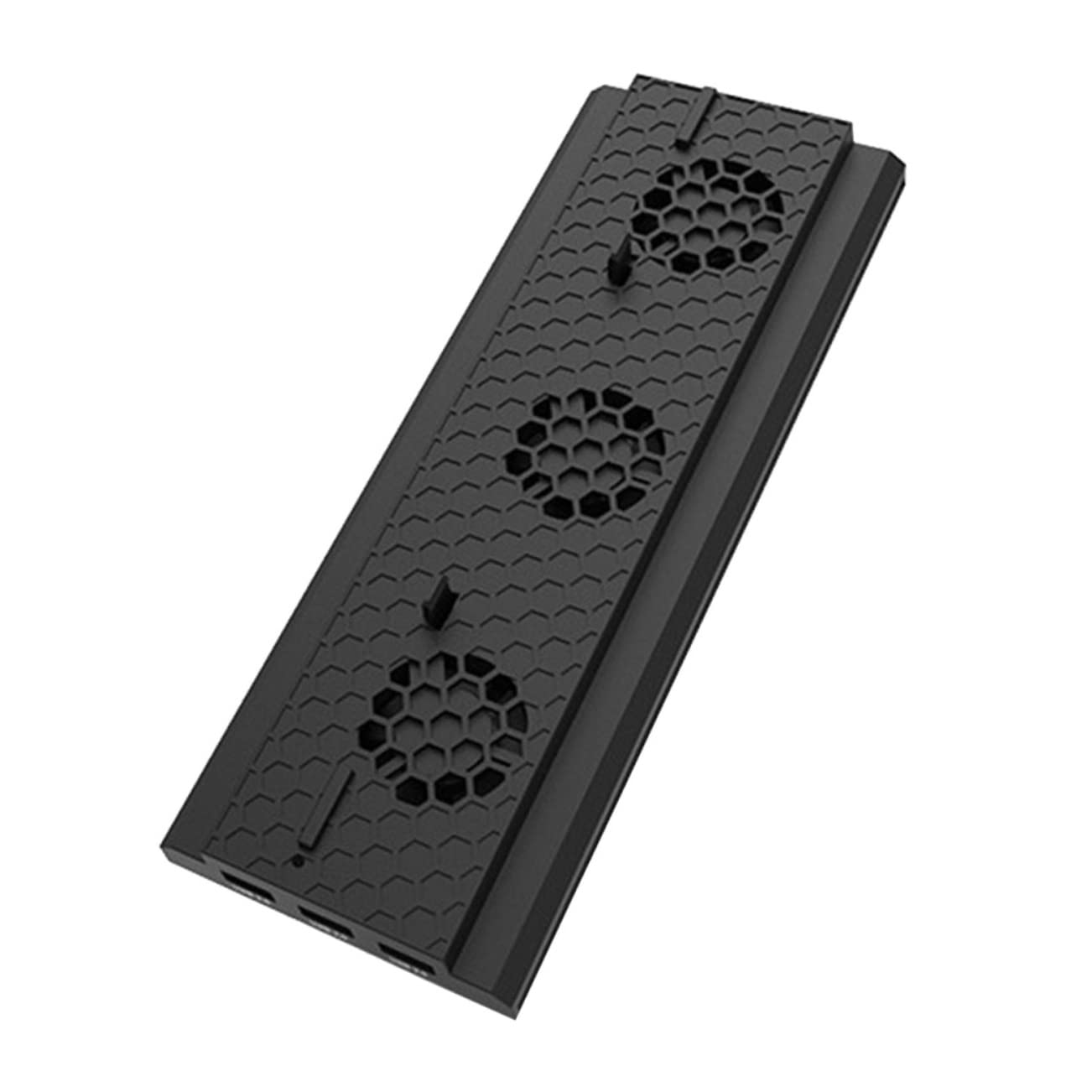 Supporto Verticale Per Raffreddamento Console Di Gioco Con Ventole Tripla Hub Usb Tre Porte e Controllo Della Temperatura Compatibile Con Nero