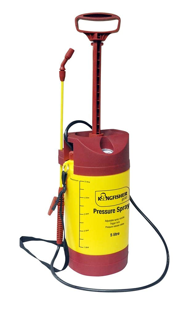 Thrink Green/White Multi Purpose Garden Pressure Sprayer | Car Fence Sprayer Cleaner | Water Pump Sprayer | Garden Weeding Ideal With Weed Killer, Pesticides, Insecticides, Fungicides - Litre Pressure Sprayer Size 5