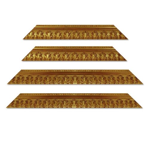Cadre baroque 750 ORO or 40 x 50 cm avec coupe à l'onglet pour sublimer vos toiles