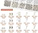 PAXCOO Jewelry Making Supplies Wire Wrapping Kit with Jewelry Beading Tools, Jewelry Wire, Helping Hands and Jewelry Findings for Jewelry Repair, Beading
