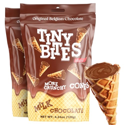 Tiny Bites - Crispy Mini Waffle Cones Treats - Premium