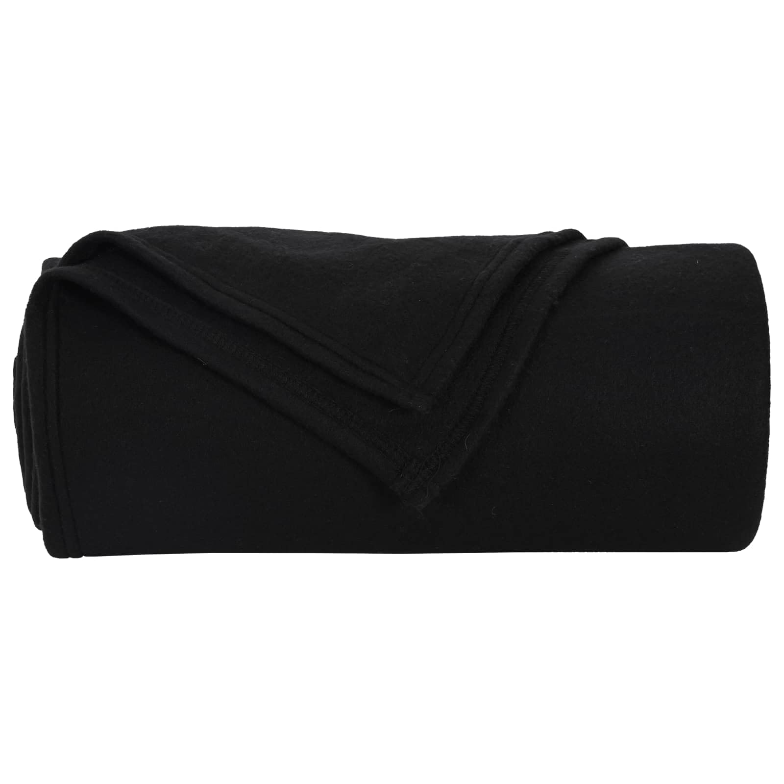 Manta Fleece 6 Piezas Negro 170x130cm