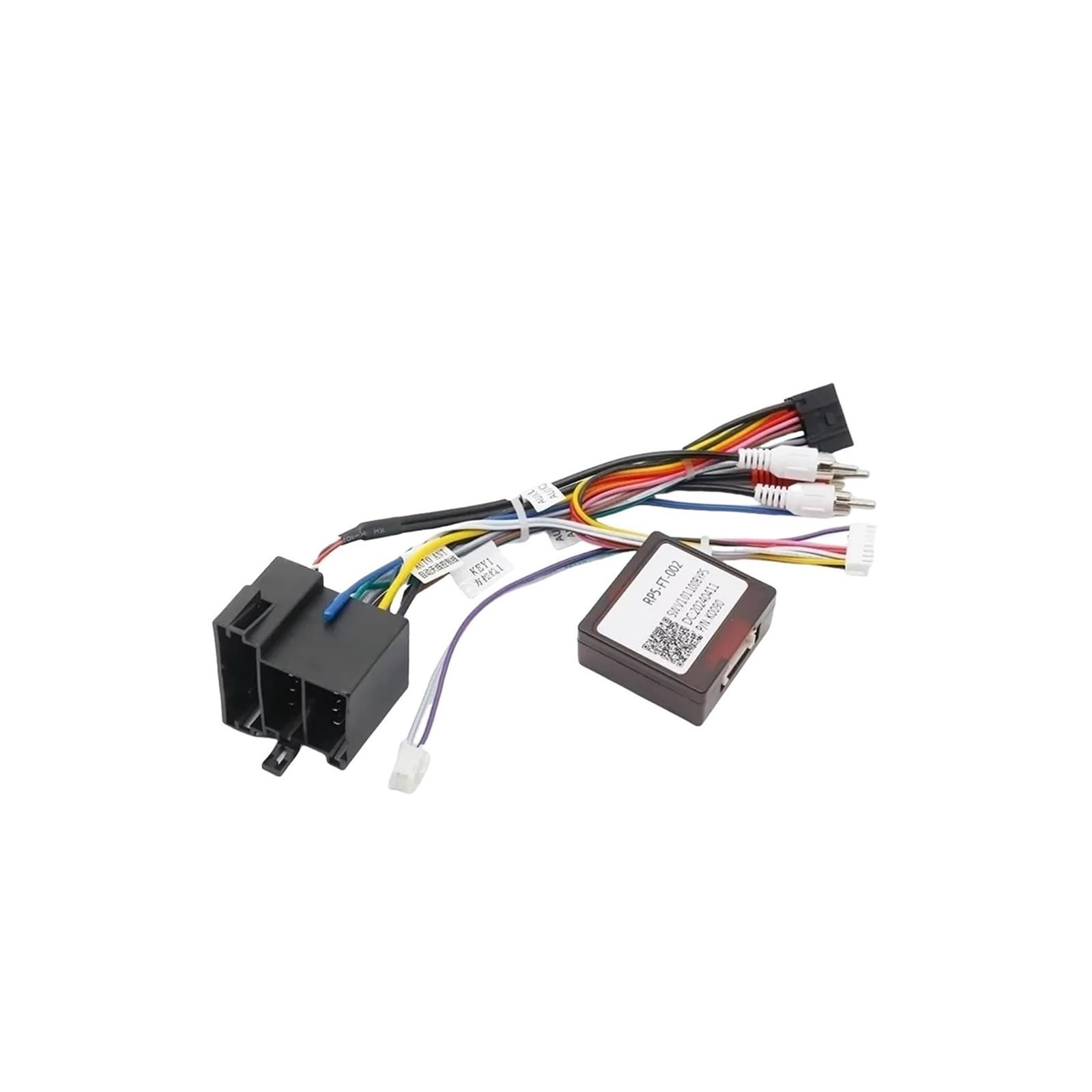 Auto 12pin Kabelbaum Adapter Canbus Box Decoder Android Radio Power Kabel Kompatibel für Fiat Bravo RP5-FT-002(Only Cable)