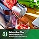 Philips Saftpresse – 200W, 1L, NutriU-Rezepte-App, große Einfüllöffnung, Quick Clean (HR1949/20)