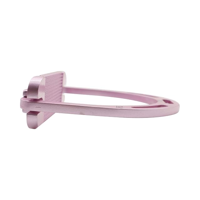 Foto 4 de 4 de AK Estribos ecuestres de aluminio ligero para montar a caballo con colores recubiertos (4.75 pulgadas, rosa)