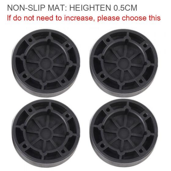 4 Pcs Anti Vibration Washing Machine Non-Slip Pads Noise Cancelling Mat Non Slip Rubber with Resin Fiber Plastic Protects Room Floor Anti Vibrasion Pads