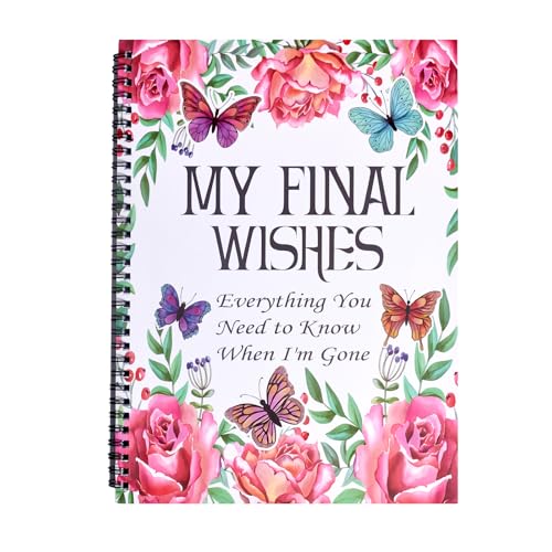 Bafeil My Final Wishes Planner - End of Life Planner UK Book & Organizer