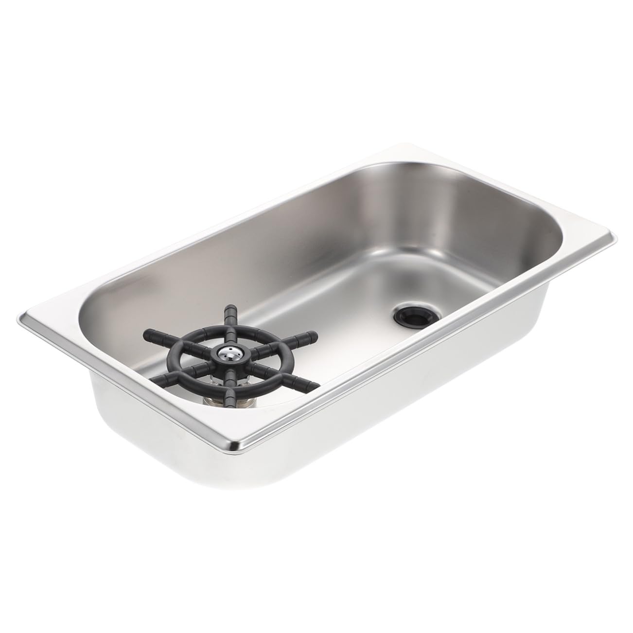 HEMOTON Lavabicchieri da Lavello in Acciaio Inox, Pulisci Bicchieri ad Alta Pressione Tubo in Silicone, per Bar e Ristoranti