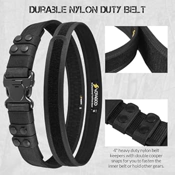【即発送可能】lawgy belt point coat 実物画像更新済 VOTAGOO GEAR Duty Belt 2'' Police Belts with Hook Lining