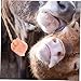 ROMISBABA 4pcs Salt Lick Deer Minerals Animal Licking Salt Brick Stall Guard Hanging Lick