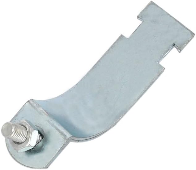 DN50 57mm Fastener Dia P Type Zinc Plated Pipe Clamp Strap Clip Fastener 8pcs Model:59as457qo568