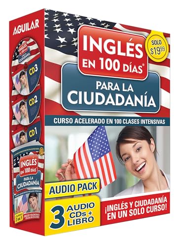 Inglés en 100 días para la ciudadanía Audio PK (Spanish Edition)