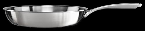 Miniatura 2 de KitchenAid Sartén de 5 capas con núcleo de cobre de 12 pulgadas, acero inoxidable, mediano, acabado de acero inoxidable