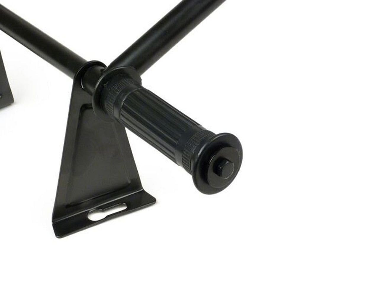 Sturzbügel Double Bar schwarz hinten kompatibel mit Vespa PX80-200 Roller kompatibel mit Vespa
