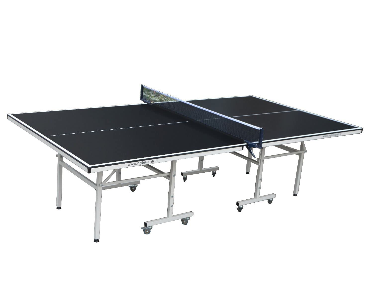 NG Biliardi Tavolo da Ping Pong Black Ranking Interno 274x152,5x76 cm