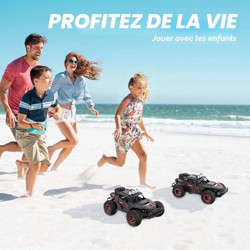 Voiture télécommandée de course pour explorer les parcs et terrains extérieurs