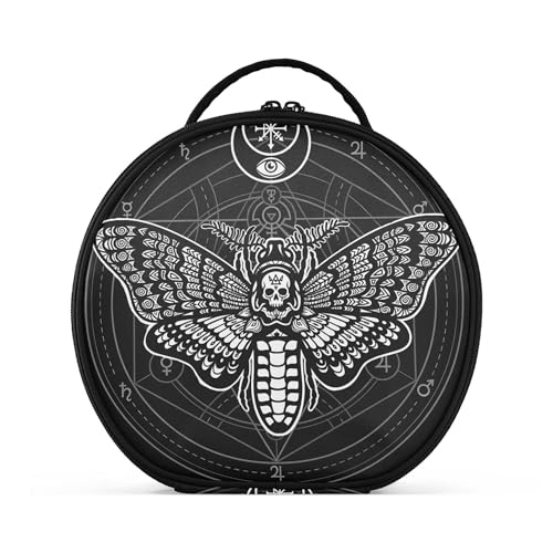 MNSRUU Gothic Women Makeup Bag Girl Vintage Makeup Organizer Bag