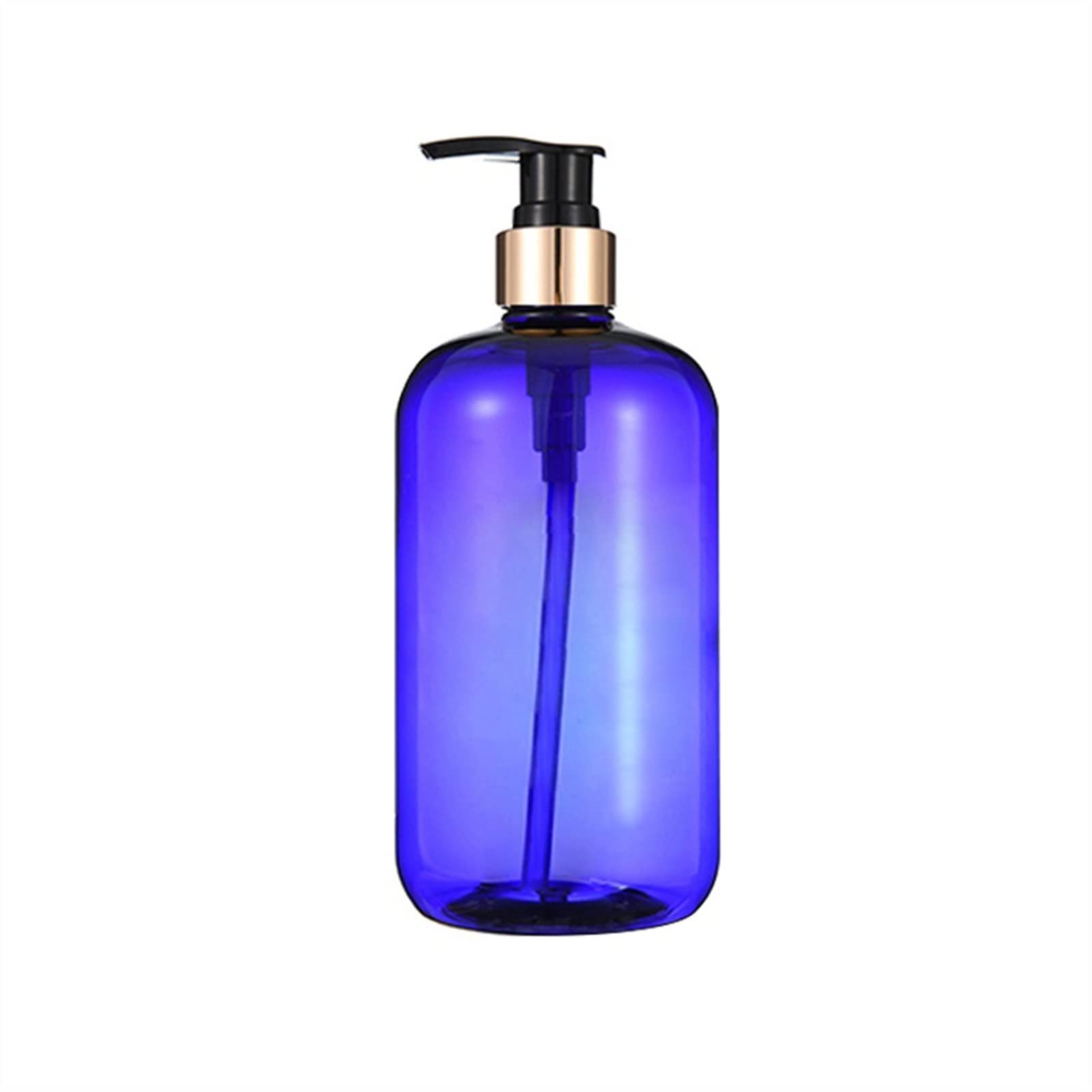 Dispenser per Doccia da 500 ml, flaconi per Shampoo da Bagno Ricaricabili, Dispenser di Sapone Liquido a Pressione con Etichette adesive Separate (Colore: B)