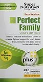 SuperNutrition Ez Swallow Perfect Family Multivitamins, 240 Count