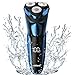 Price comparison product image Electric Razor Shavers for Men Rechargeable with Pop-up Trimmer IPX7 Waterpfoof Travel Lock 100-240V~