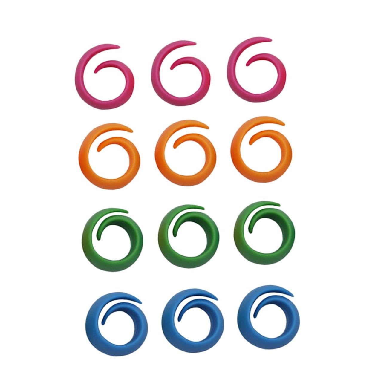 12pcs Thread Stand Sewing Accessories Yarn Accessories Thread Spool Organizer Bobbin Small Clips Silicone Tool Silicone Practical Thread Spool Huggers Fixture Sewing Machine