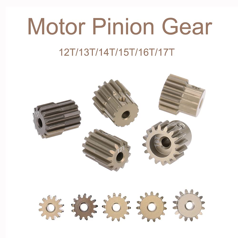 M0.6 0.6M Ingranaggio 3.175 mm 13T 15T 17T 18T 20T 22T 24T 28T 30T 33T I ingranaggi del motore pignone in lega di alluminio sono utilizzati nel modello 110RC  26
