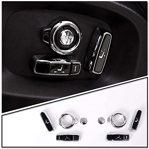 ABS-Abdeckung für Sitzverstellung für XE/XF F-Pace Discovery Sport EVOQUE Vogue Velar Discovery 5, 8 Stück