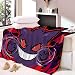 LOVEXOO Literie de Couverture Sourire démoniaque Souple Microfibre Impression - softan Couverture de Noël en Flanelle légère Douce et pelucheuse pour Toutes Les Saisons 70x100 cm