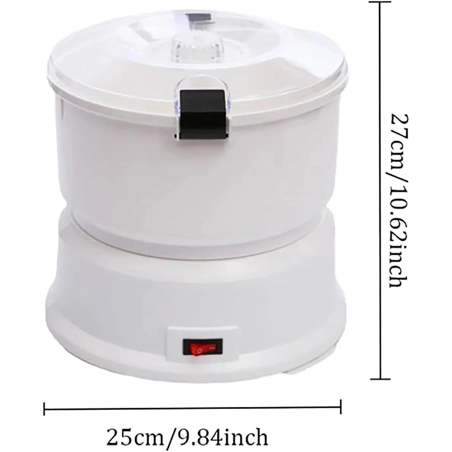Máquina peladora de Patatas rápida Totalmente automática de 85W y Acero Inoxidable de 1 kg, Adecuada para pelar Patatas y deshidratar Verduras en la Cocina