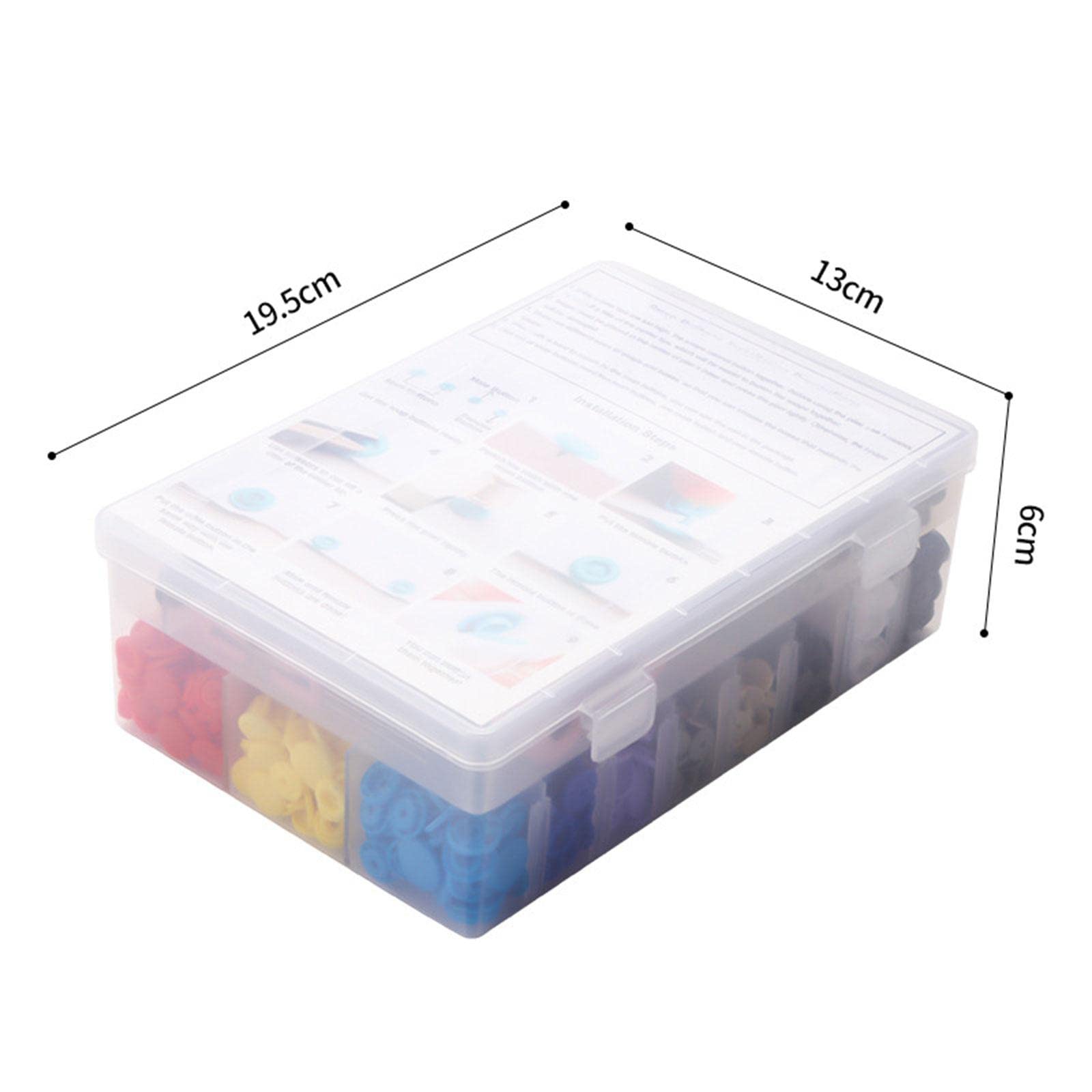 Botones 360 Juegos de Broches de Resina Kit de Punzón Artesanía Ropa Manualidades Botones Juego Alicates de Presión Manual con Herramientas Adecuado P