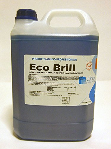 Detergente detergente aditivo abrillantador lavavajillas Eco Bril 4 x 5 kg