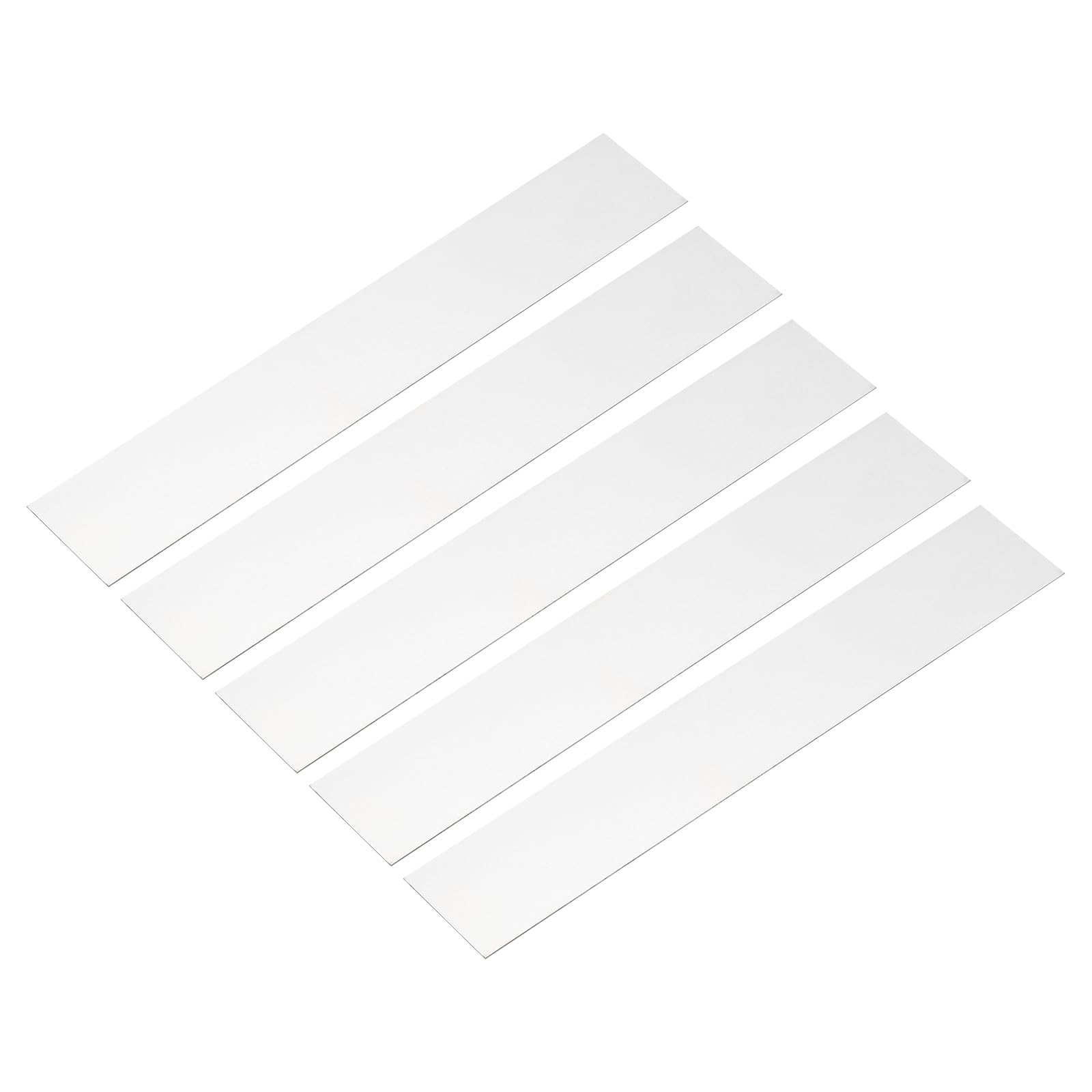 sourcing map Lot de 10 bandes en acier inoxydable 304 de 0,3 mm d'épaisseur pour travaux manuels