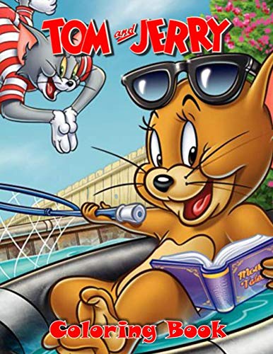 Tom and Jerry Coloring Book: Coloring Books For Kids and Adult,Coloring Book with Fun, Easy, and Relaxing Coloring Pages, coloring books for children, 50+ coloring pages