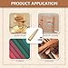 GeryVtee Bamboo Book Binding Cradle with 2 Awls Wood Bookbinding Punching Cradle with Piercing Guide Portable Book Binding Tools Book Binding Kits Bookbinding Supplies for Book DIY Crafts (Style B)