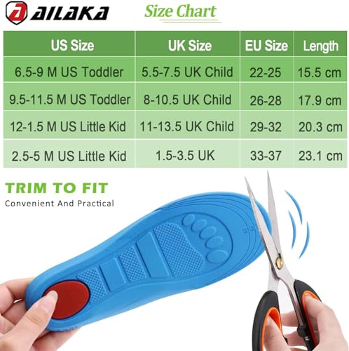 Plantillas cómodas para niños Ailaka, espuma PU para deporte miniatura 5