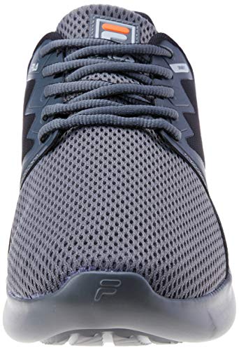 Tênis Sparky, Fila, Masculino, Grafite/Prata/Laranja Fluor, 40