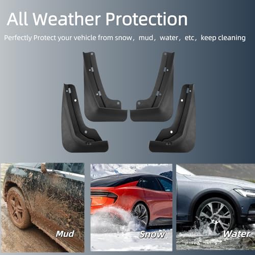 Image of Mud Flaps for 2024 2025 Chevrolet Equinox Plus，Wheel & Tire Splash Guards, Mudflaps for Car, All Weather Tire Protector Splash Guards Mudflaps for Chevrolet Equinox Exterior Accessories