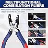 WORKPRO Combination Pliers 200 Mm, High Leverage Pliers Cr-V Linesman Pliers | UK