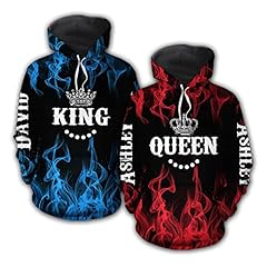 King Queen Couple Hoodies