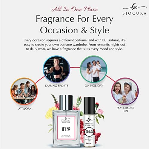 BIOCURA BC Perfume 461 Inspired by Jo M Nectarine Blossom & Honey For Women & Men Replica Fragrance Body Oil Dupes Alcohol-Free Sample Travel Size Concentrated Long Lasting Roll-On 0.3 Fl Oz/10ml - 2