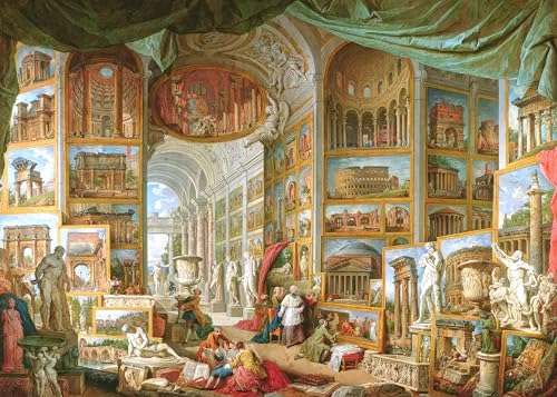 Puzzle para adultos 1000 piezas Galería Vistas de la Antigua Roma 70 x 50 cm Juego educativo Desafío Rompecabezas para adultos