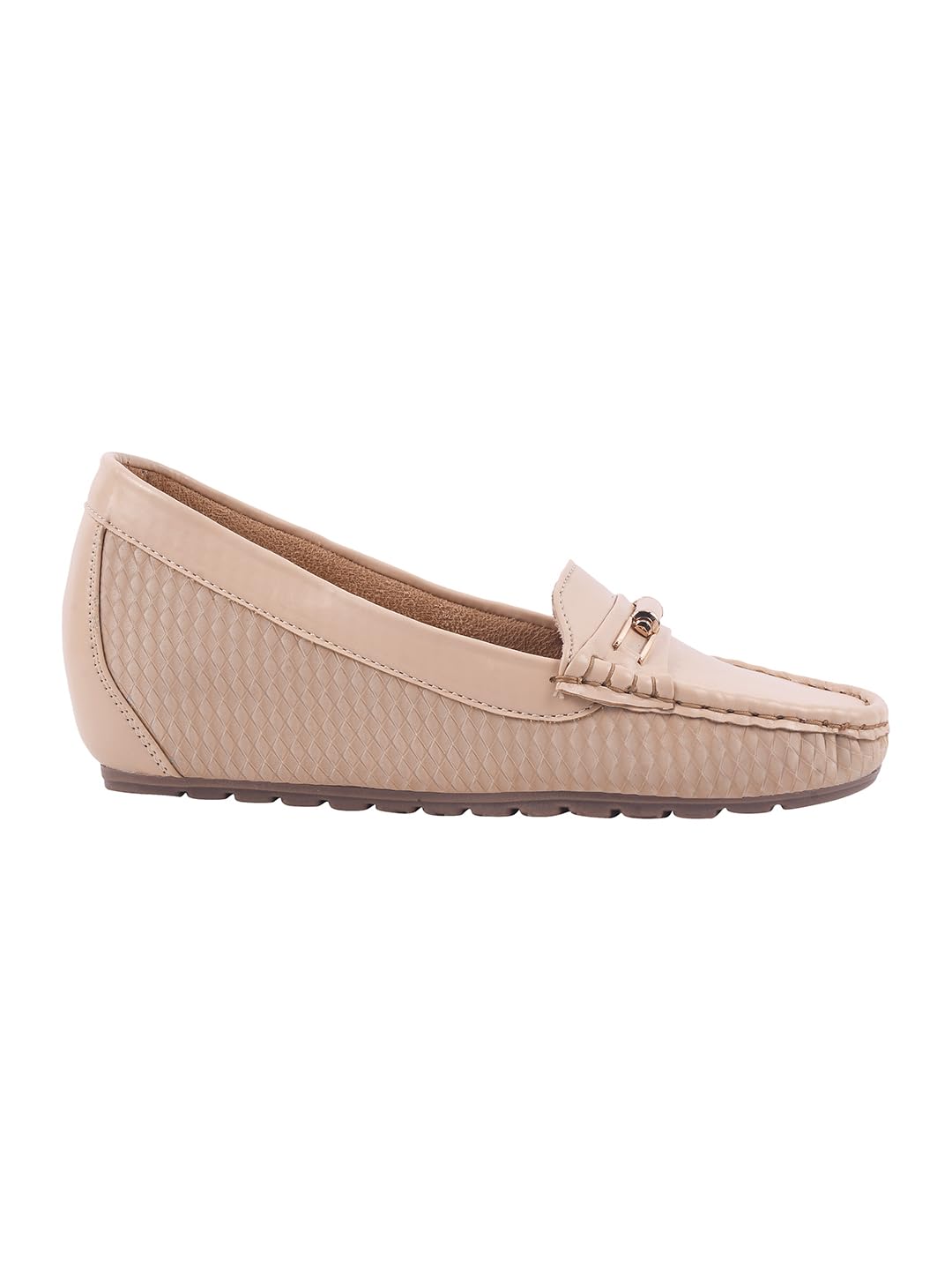 stylestry Women’s Loafers – Comfortable Slip-On Flat Shoes with Cushioned Insole & Gold Buckle | Stylish Casual & Office Footwear for Everyday-picture-37