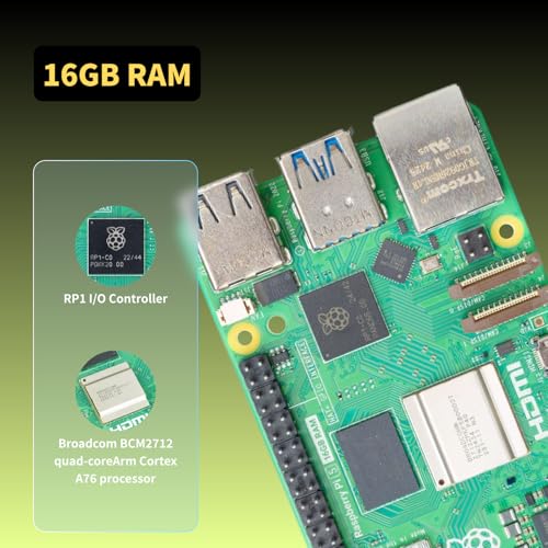 iRasptek Basic kit for Raspberry Pi 5 RAM 16GB with Case and Active Cooler - Image 3