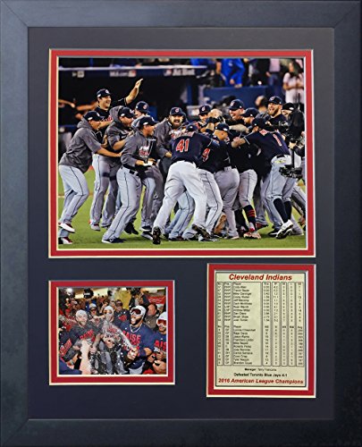 Legends Never Die 2016 MLB Cleveland Indians ALCS Champions Framed Photo Collage, 11" x 14"