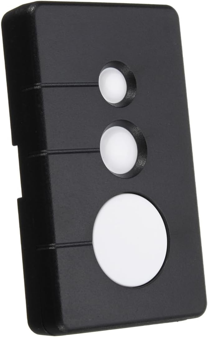 HEMOTON 3pcs 3 Upgrade Your Garage 390mhz Transmitter 3 Buttons Black Rolling Code for Enhanced Security