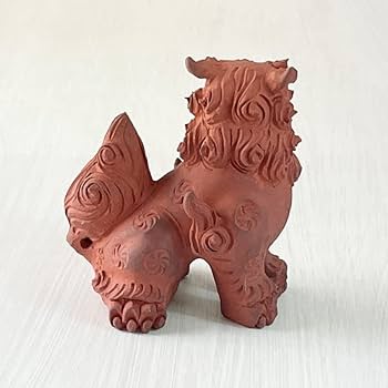 本格派シーサー 一対 Amazon.co.jp: くば笠屋 石敢當 シーサー 置物 沖縄土産 玄関