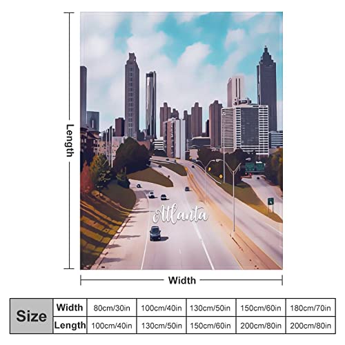 Couverture flanelle douce chaude Atlanta jeté de canapé lit 152x203cm - 3