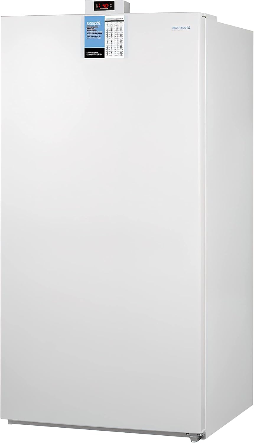 Accucold FFUR23 General Purpose Medical 33" Wide Upright All-Refrigerator, 21 cu.ft. Capacity, Magnetic Door Gasket, Frost-free Operation, Adjustable Shelves, Interior Light, 115VAC, Digital Controls