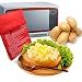 JAHEMU 3PCS Bolsa para Patatas en Microondas Patata Microondas Bolsa Lavable Reutilizable...
